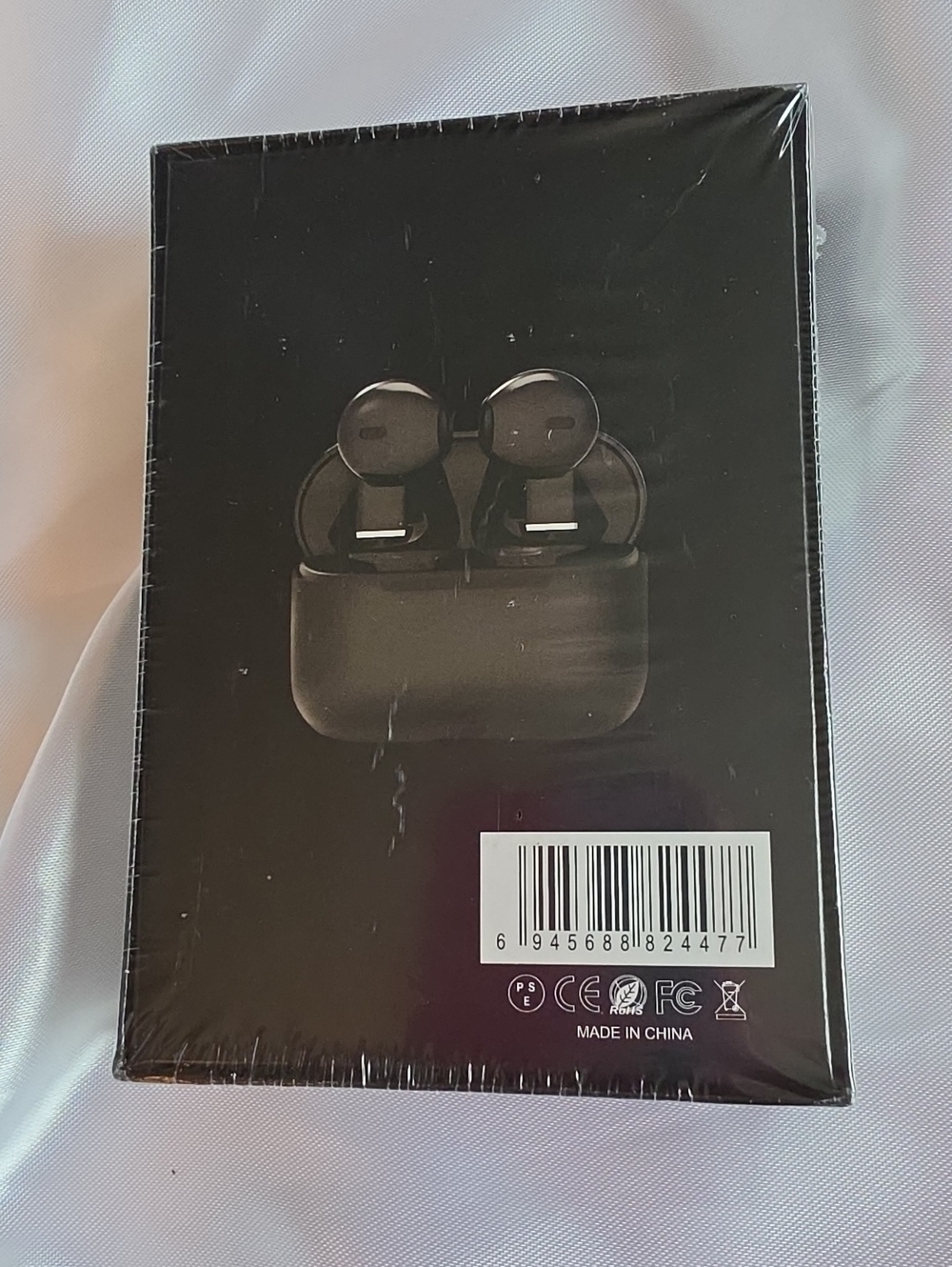 True Wireless Earbuds with Charging Case - Black